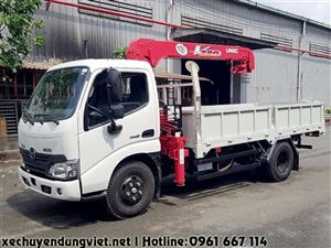 Xe tải HINO XZU650L gắn cẩu 2 tấn UNIC model URV234